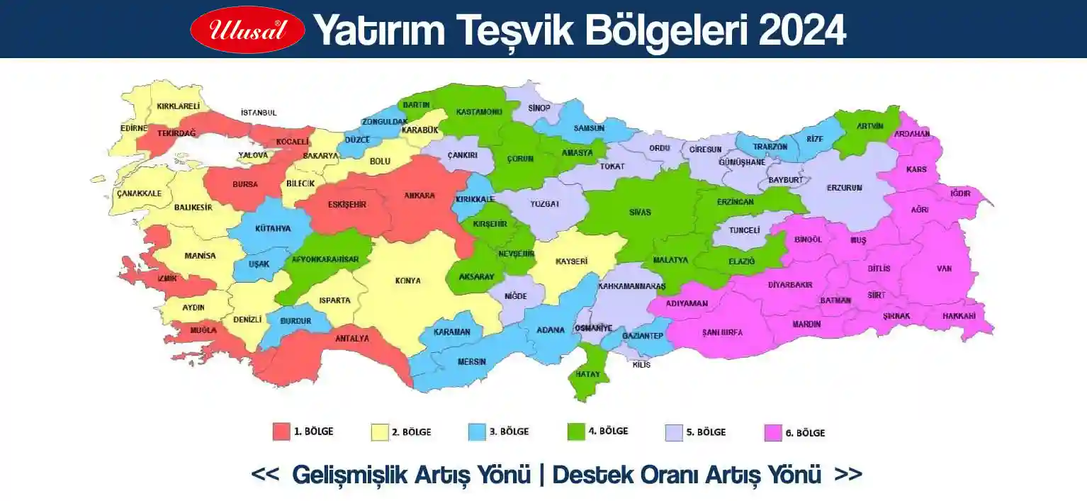 Yatırım Teşvik Bölgeleri